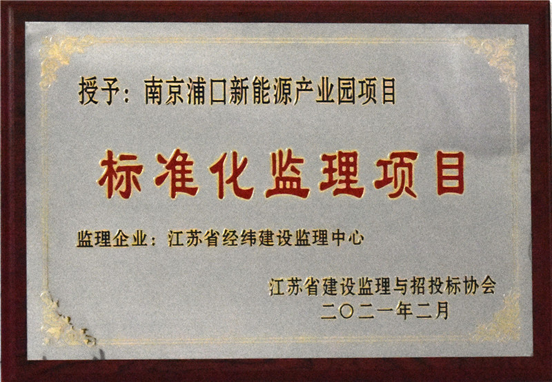 2021年標(biāo)準(zhǔn)化項目監(jiān)理